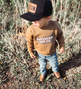 Brown SBC Camo Kids Fleece Sweatshirt