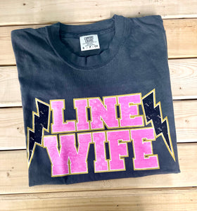 Line Wife Short Sleeve Adult Tee