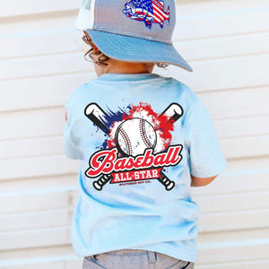 Baseball All Star Short Sleeve Kids Tee