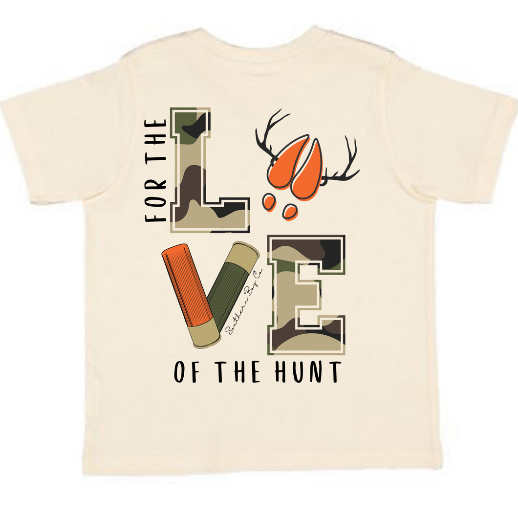 (SHORT) Love of the Hunt Short Sleeve Kids Tee