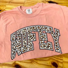 Load image into Gallery viewer, Leopard Wifey Short Sleeve Adult Tee
