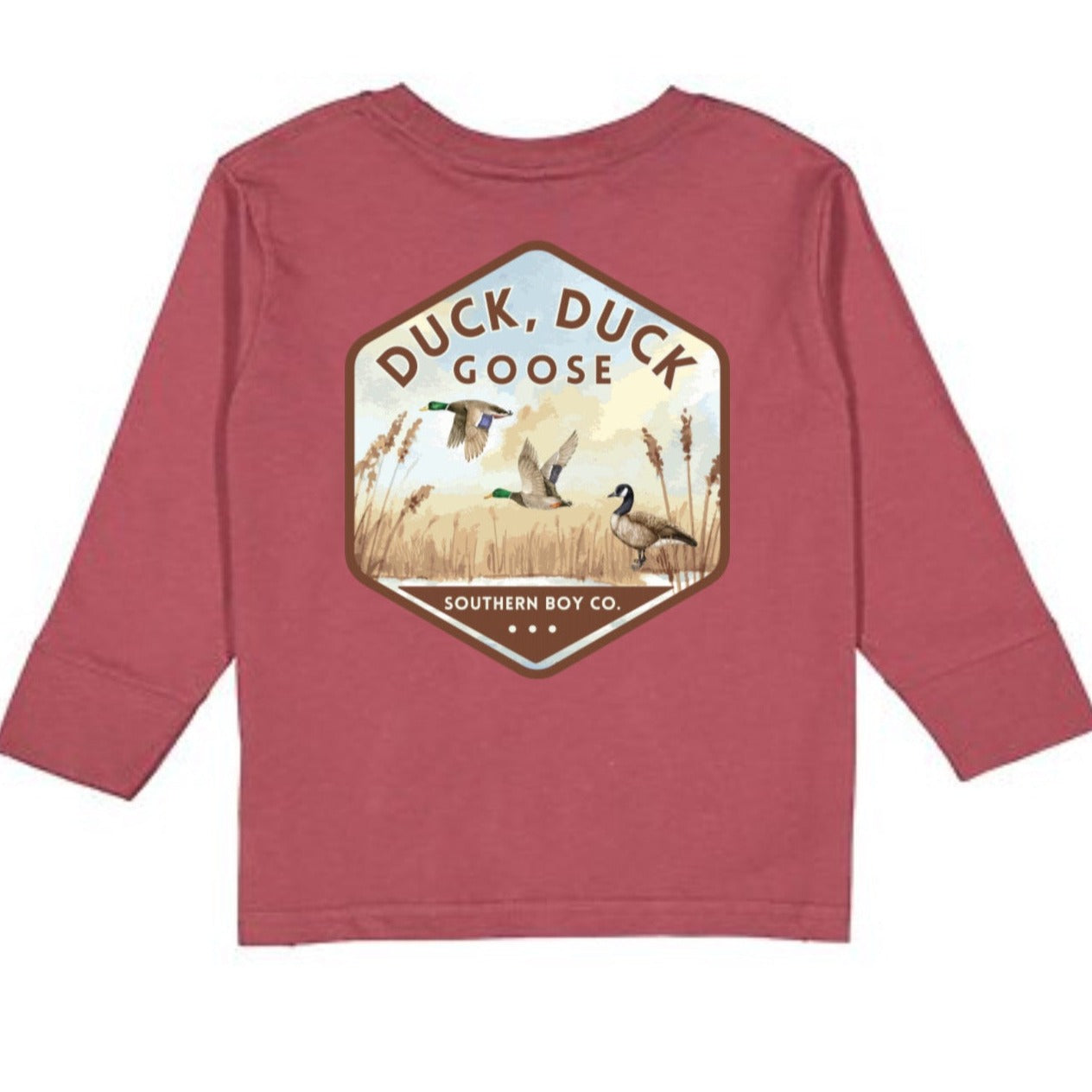 Duck Duck Goose Long Sleeve Kids Tee