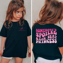 Load image into Gallery viewer, Back Seat Princess Short Sleeve Kids Tee
