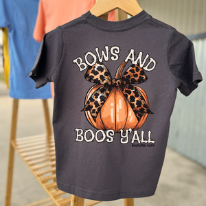 Bows and Boos Y’all Short Sleeve Girls Tee