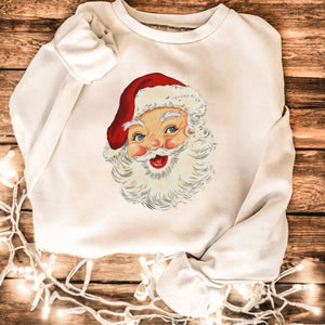 Vintage Santa Adult Sweatshirt