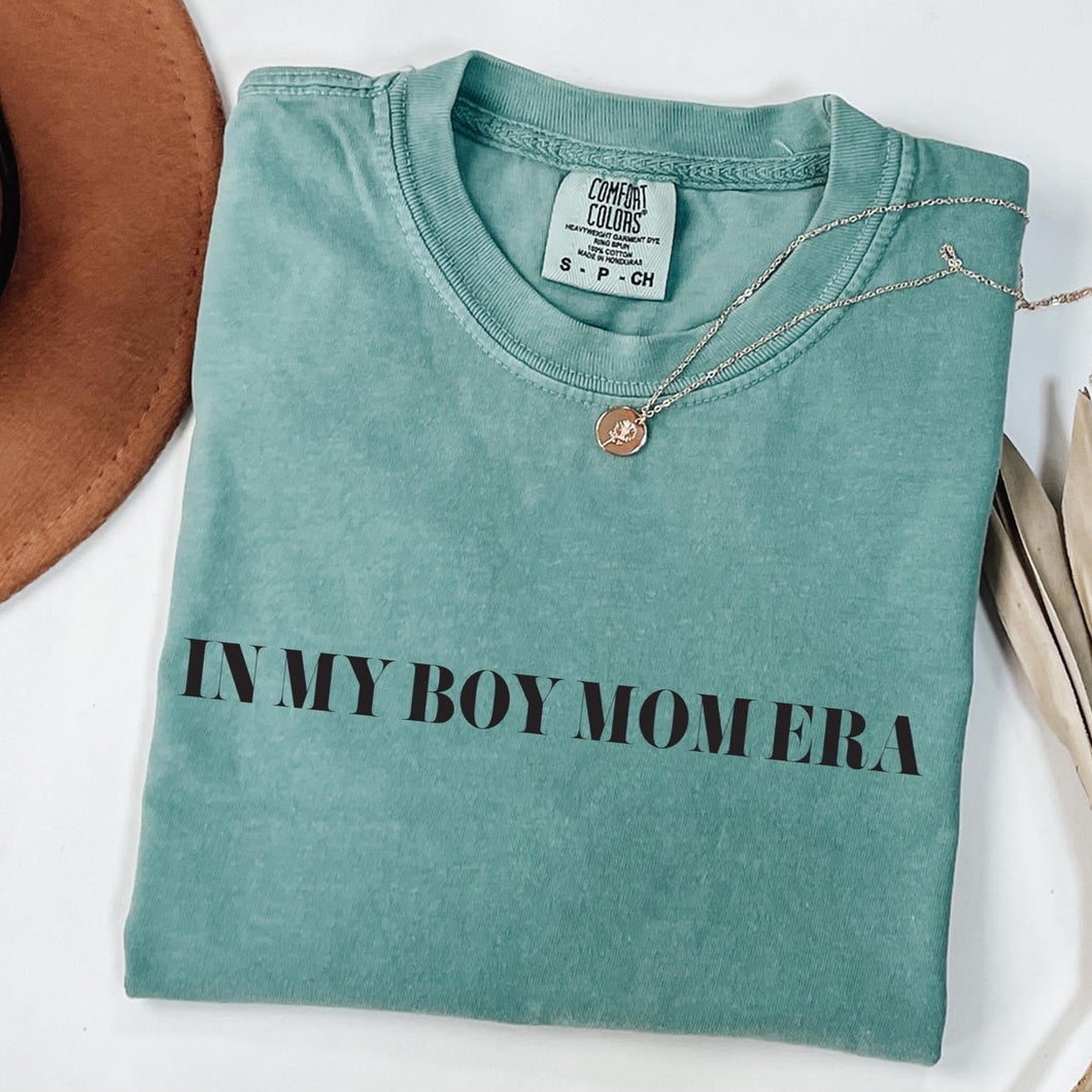 (GREEN LONG) GREEN Boy Mom Era Long Sleeve Adult Tee