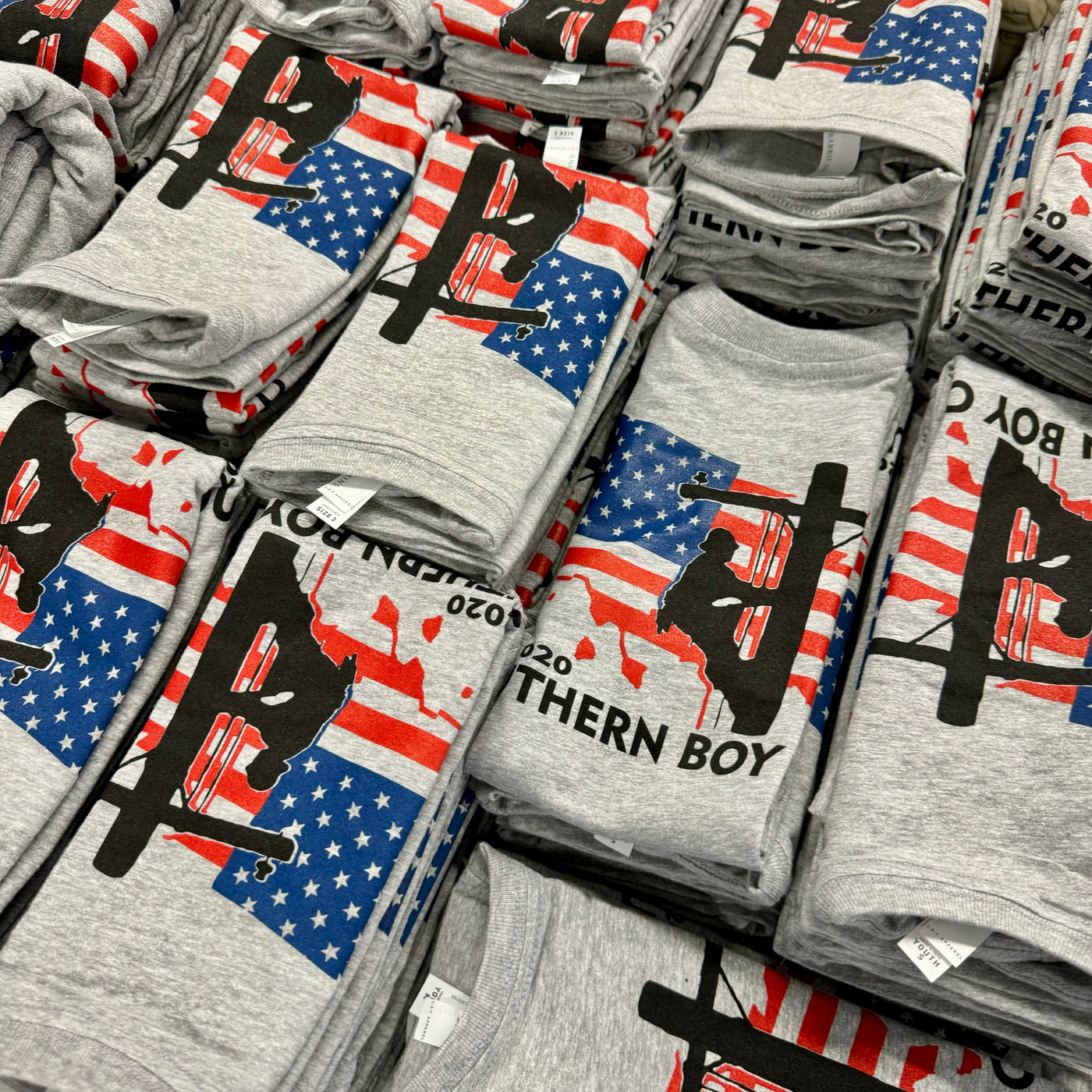 American Lineman Short Sleeve Kids Tee – Southern Boy