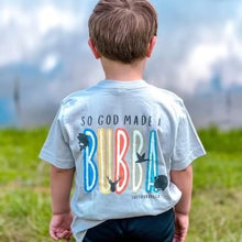 Load image into Gallery viewer, (Silver) God Made a Bubba Short Sleeve Kids Tee
