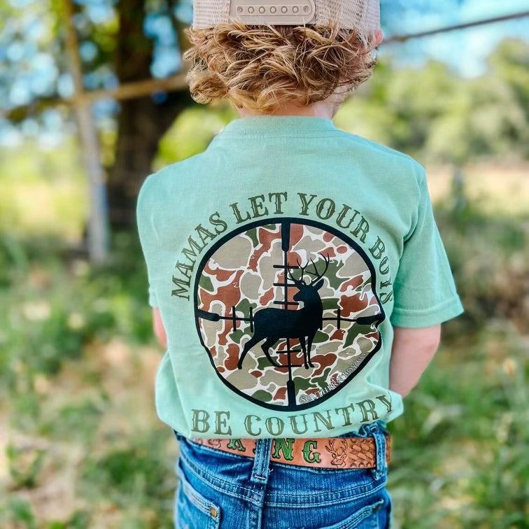 SAGE Boys Be Country Short Sleeve Kids Tee – Southern Boy Co.