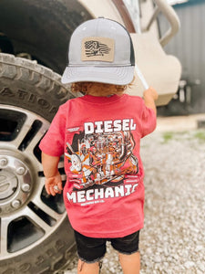 Diesel Mechanic Short Sleeve Kids Tee