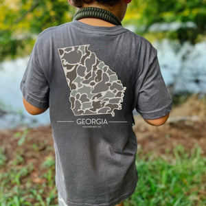 Camo Georgia Short Sleeve Kids Tee