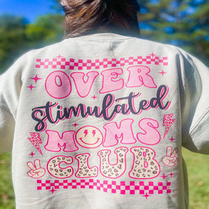 (Sand) Overstimulated Moms Adult Sweatshirt