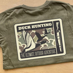 DUCK HUNTING Outdoor Adventure Short Sleeve Kids Tee