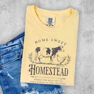 SHORT SLEEVE Home Sweet Homestead Short Sleeve Adult Tee