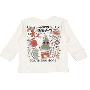 All Things Christmas Long Sleeve Kids Tee