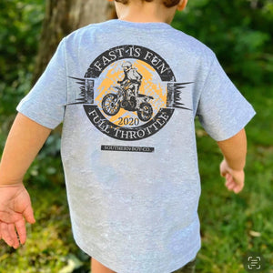 (BOYS) Fast is Fun Short Sleeve Kids Tee (D)