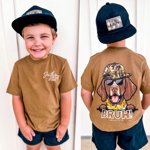 Bruh GSP Dog Short Sleeve Kids Tee