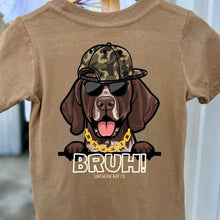 Load image into Gallery viewer, Bruh GSP Dog Short Sleeve Kids Tee
