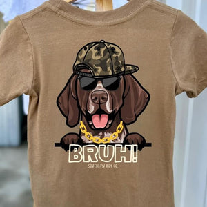 Bruh GSP Dog Short Sleeve Kids Tee