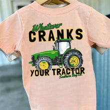 Load image into Gallery viewer, Whatever Cranks Your Tractor Short Sleeve Kids Tee
