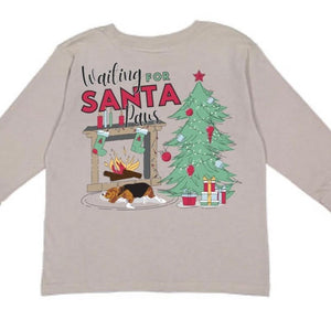 Santa Paws Long Sleeve Kids Tee