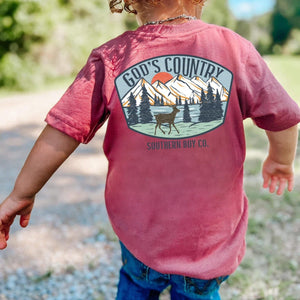 God's Country Outdoors Short Sleeve Kids Tee