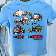 Load image into Gallery viewer, Go Big or Go Home Short Sleeve Kids Tee
