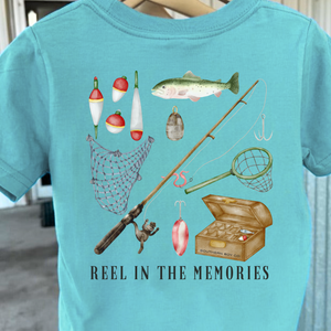 (Saltwater - Boys) Reel in the Memories Short Sleeve Kids Tee