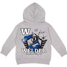 Load image into Gallery viewer, (Hoodie) W is For Welder Kids Hoodie
