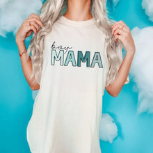 Load image into Gallery viewer, Boy Mama (Blue/Ivory) Short Sleeve Adult Tee
