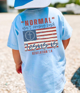 Normal Isn't Coming Back Short Sleeve Kids Tee