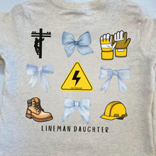 Load image into Gallery viewer, Lineman Daughter Short Sleeve Girls Tee
