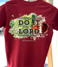 Load image into Gallery viewer, Football Do It for the Lord Short Sleeve Kids Tee
