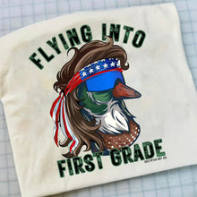 Load image into Gallery viewer, ADULT Flying Into Grade Level Mallard (Front Design) Short Sleeve Adult Tee
