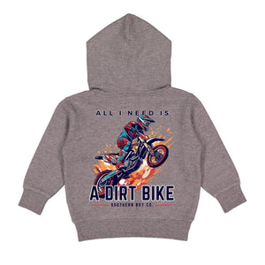 (HOODIE) All I Need Is A Dirt Bike Kids Hoodie