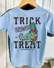 Load image into Gallery viewer, Trick-Rawr-Treat Short Sleeve Kids Tee
