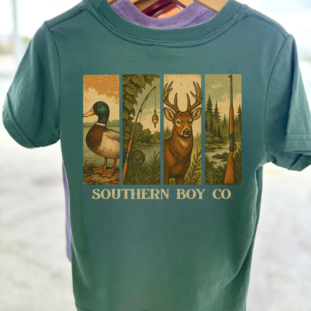 Vintage Southern Roots Boy's Short Sleeve Shirt – Southern Boy Co.