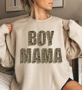 SBC Camo Boy Mama Adult Sweatshirt