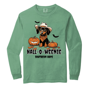 (ADULT LONG SLEEVE) Hall-O-Weenie Adult Tee