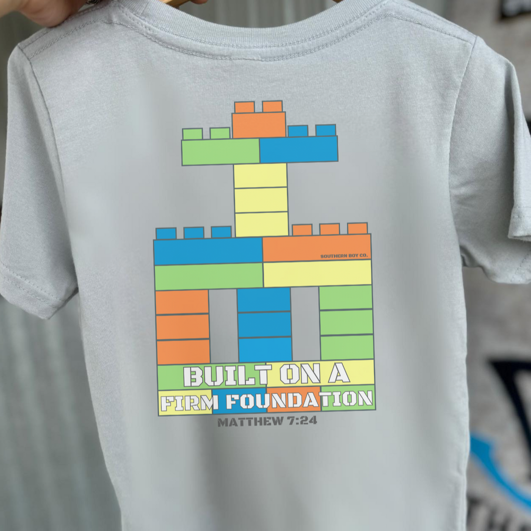 Firm Foundation Short Sleeve Kids Tee