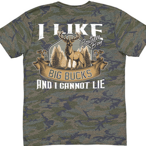 I Like Big Bucks Short Sleeve Adult Tee