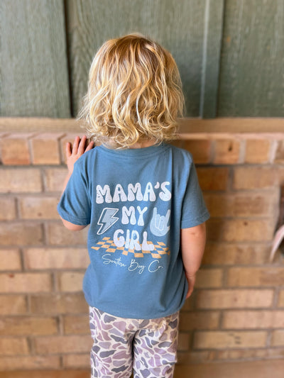 Mama’s My Girl Boy's Short Sleeve Shirt