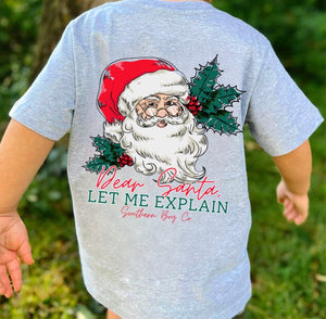 (BOYS) Let Me Explain SHORT SLEEVE Kids Tee