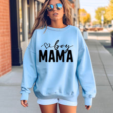 Load image into Gallery viewer, Boy Mama Heart BLUE Adult Pullover
