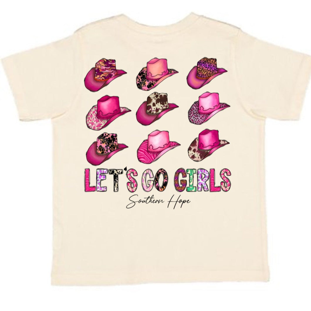 Cowgirl Hats Short Sleeve Kids Tee