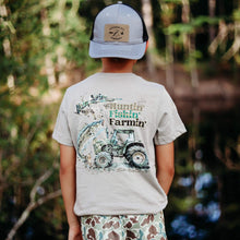 Load image into Gallery viewer, Huntin Fishin Farmin Short Sleeve Kids Tee (D)
