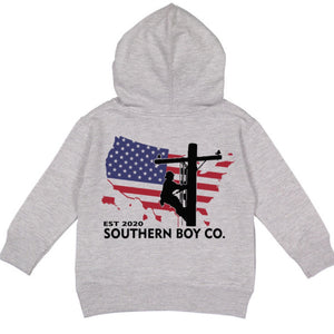 (HOODIE) American Lineman Kids Hoodie