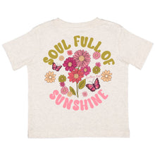 Load image into Gallery viewer, Soul Full Of Sunshine Short Sleeve Girls Tee (D)

