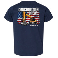 Load image into Gallery viewer, Construction Crew Short Sleeve Kids Tee (D)
