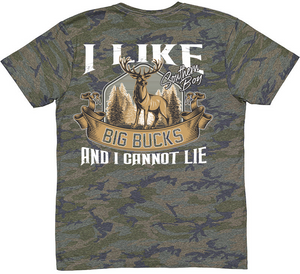 I Like Big Bucks Kids Short Sleeve Tee